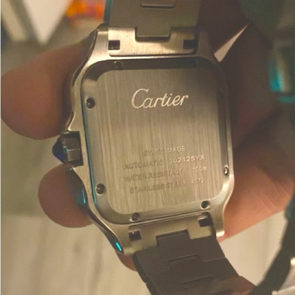 Cartier Watch Sapphire Stone (Unisex)